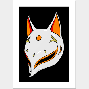 Kitsune mask 2 Posters and Art